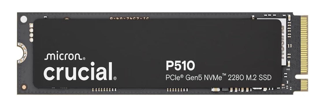 Crucial P510 PCIe Gen5 NVMe 2TB SSD, Up to 10,000MB/s, TLC NAND, Laptop & Desktop (PC) Compatible, for Gamers & Creatives, Solid State Drive