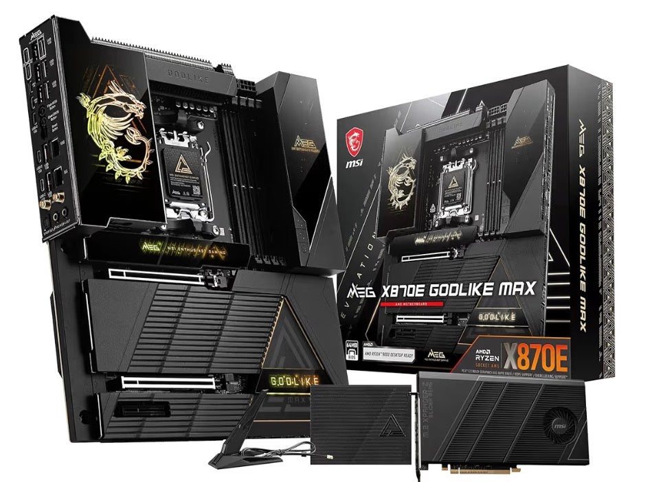 MSI X870E MEG GODLIKE MAX AMD AM5 eATX Motherboard