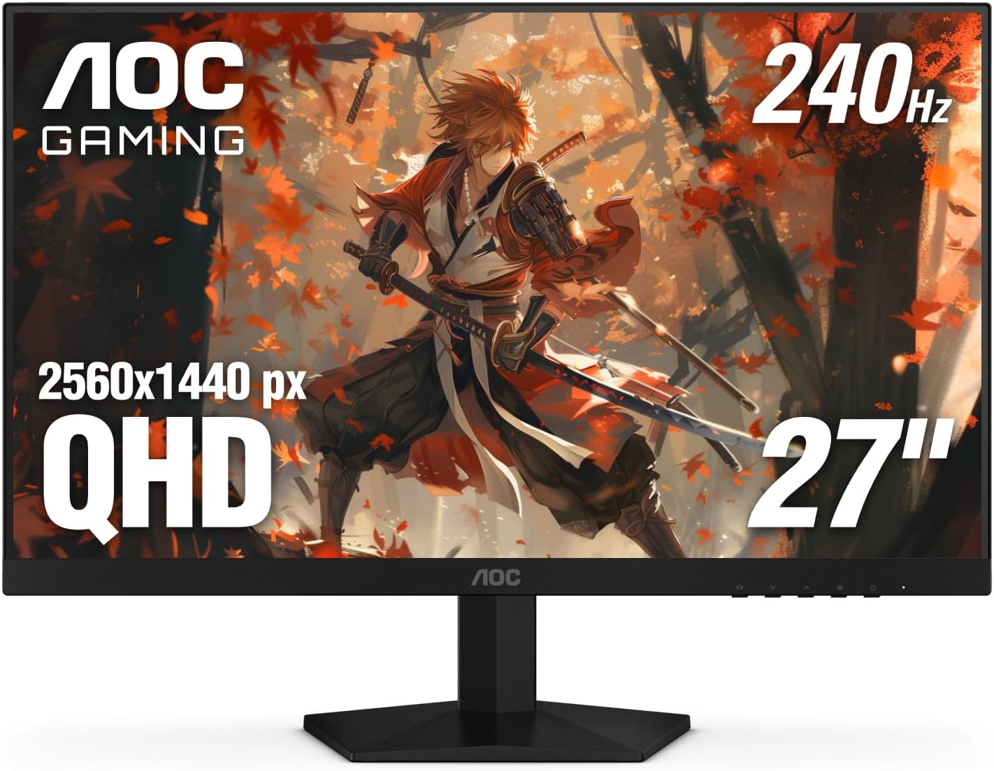 AOC 27 Inch QHD Gaming Monitor 240Hz