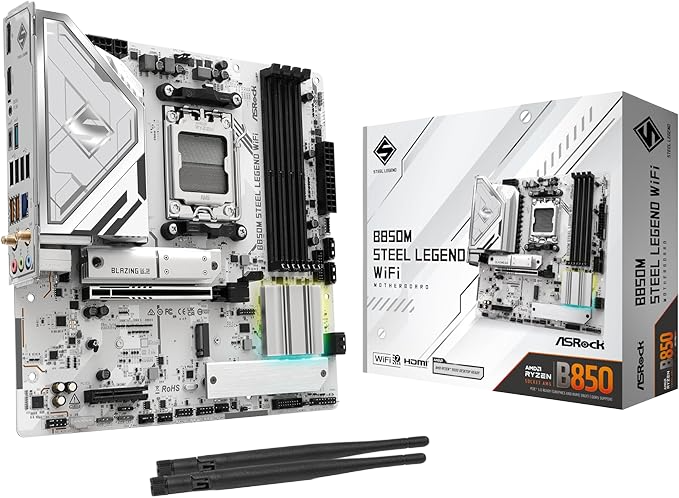 ASRock B850M Steel Legend WiFi Micro-ATX AM5