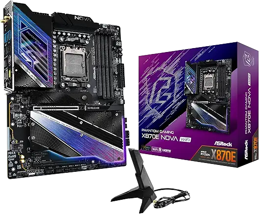 ASRock X870E Nova WiFi AMD AM5 ATX Motherboard