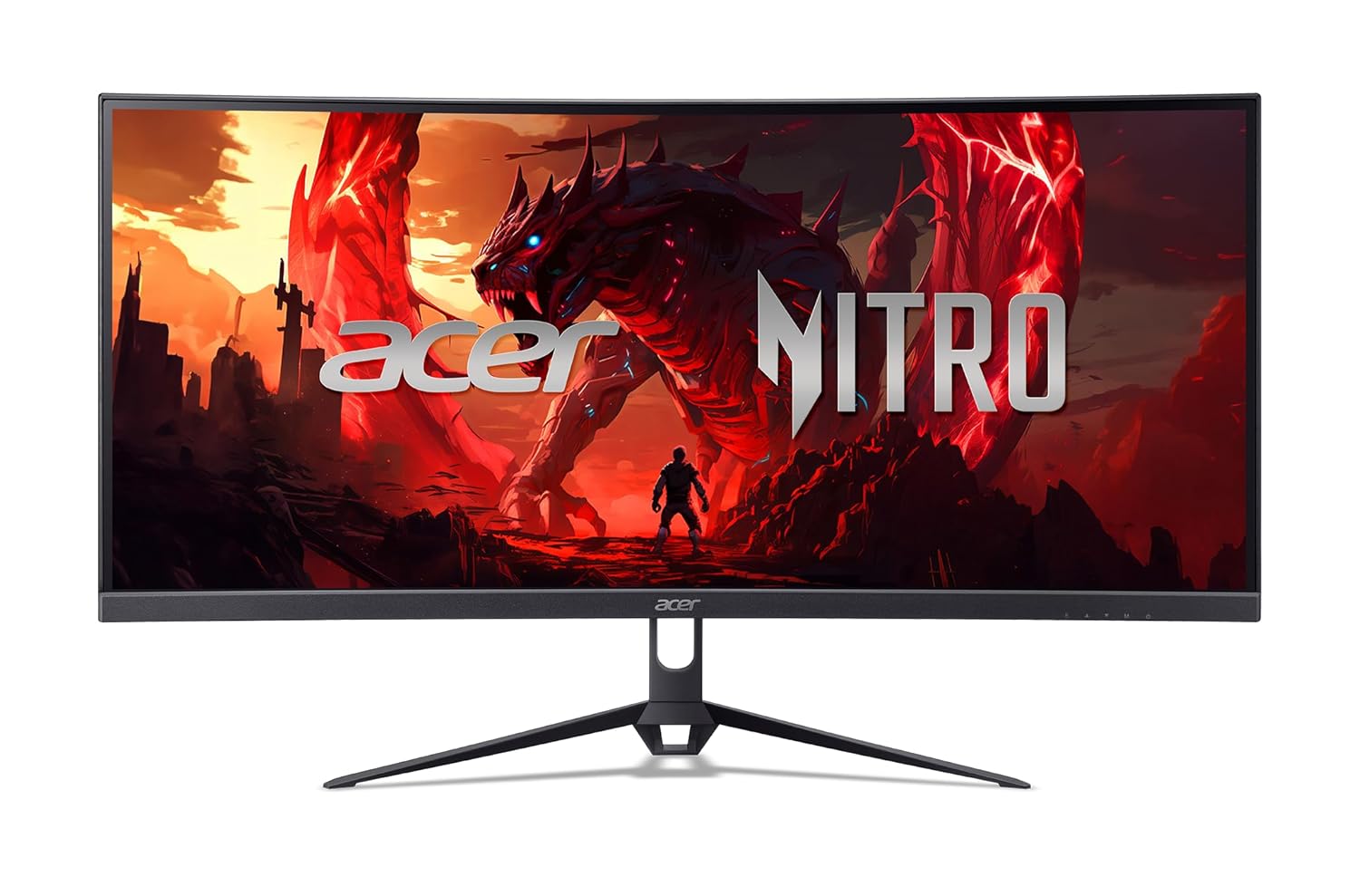 Acer Nitro 29.5” UWFHD 2560 x 1080 1800R Curved Gaming Monitor  AMD FreeSync Premium  Up to 200Hz Refresh Rate  1ms (VRB)  sRGB 100%  1 x Display Port