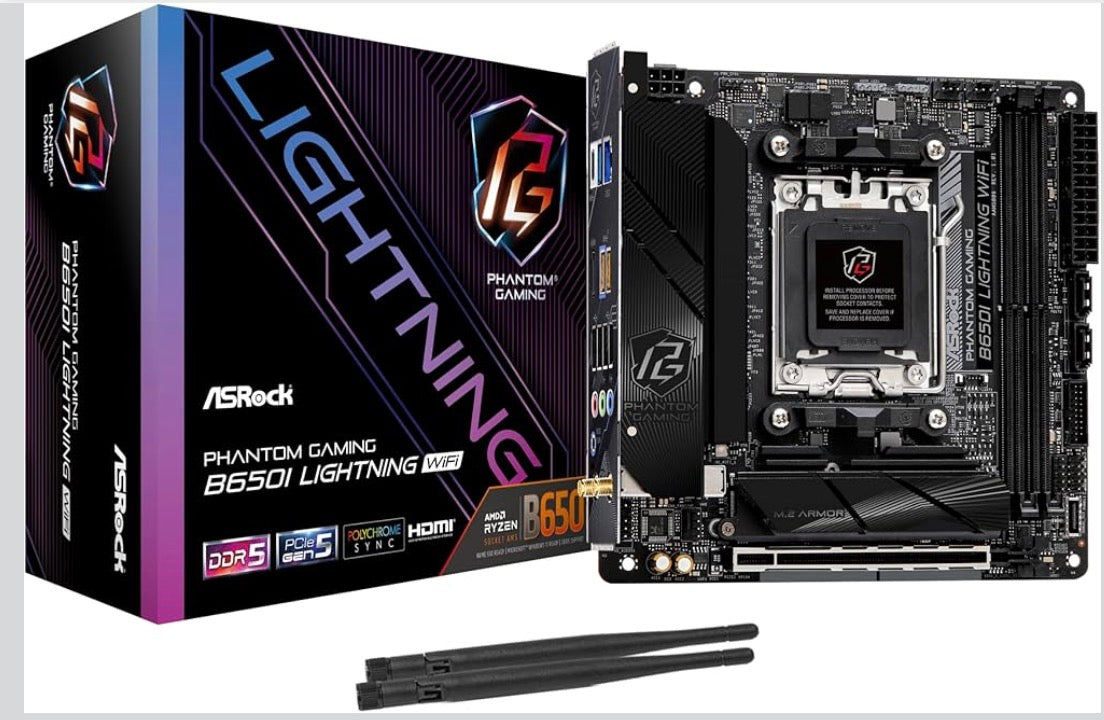 ASRock B650I Lightning WiFi AMD AM5 Mini-ITX Motherboard