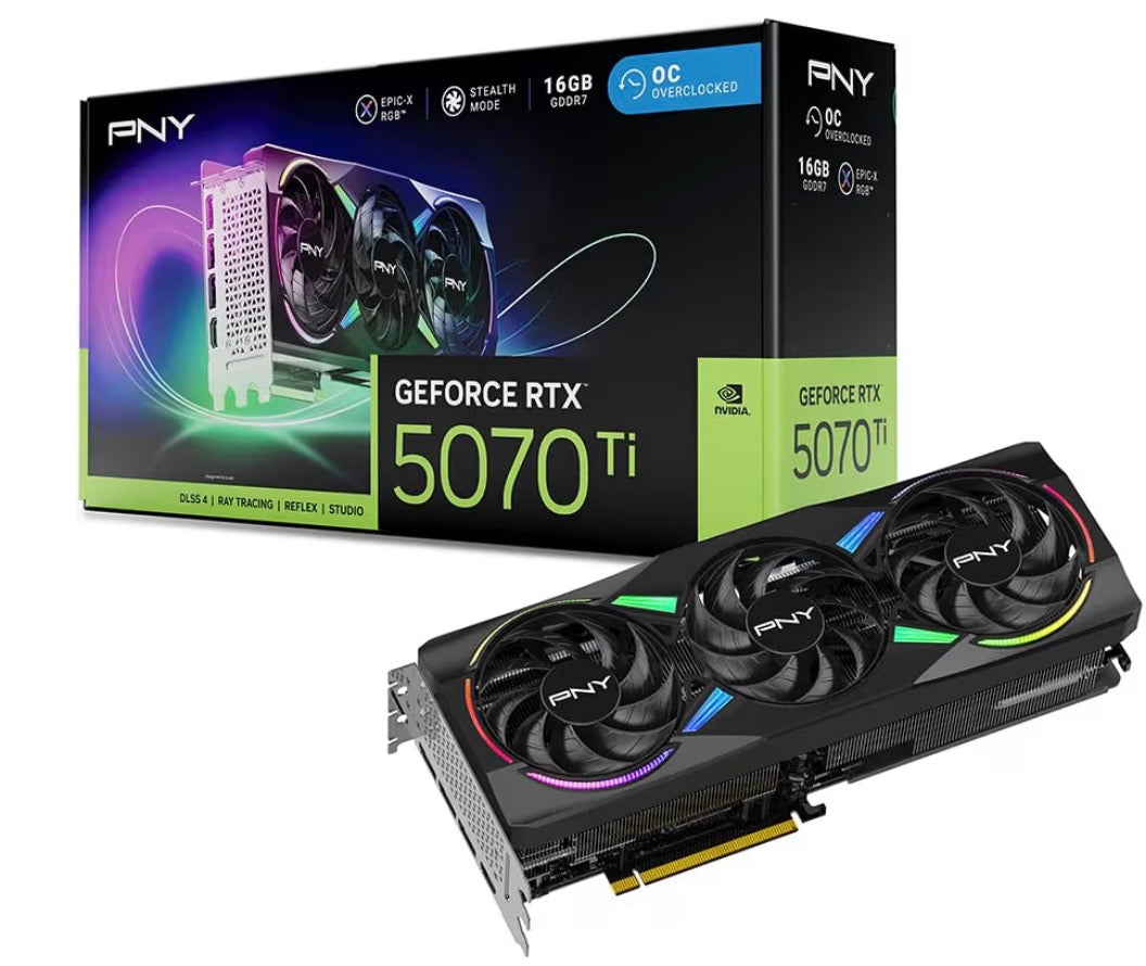 PNY GeForce RTX 5070 Ti Epic-X