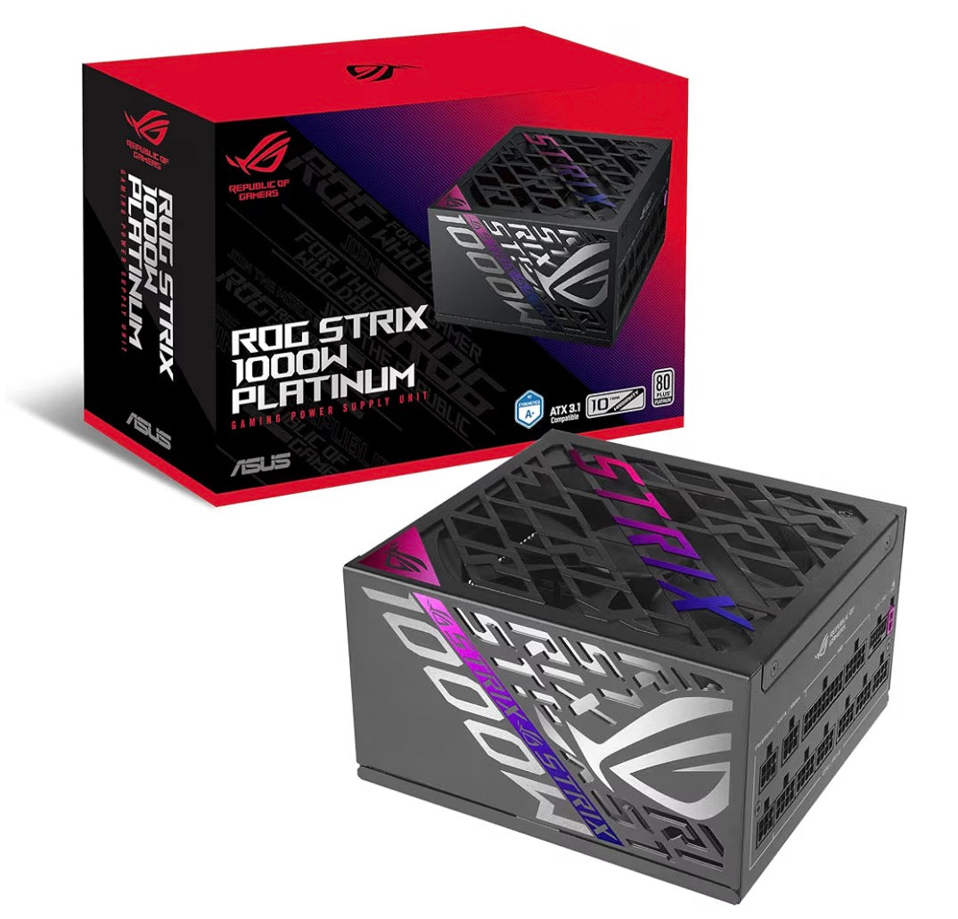 ASUS ROG Strix 1000W Platinum (Fully Modular Power Supply, 80 Plus Platinum Certified