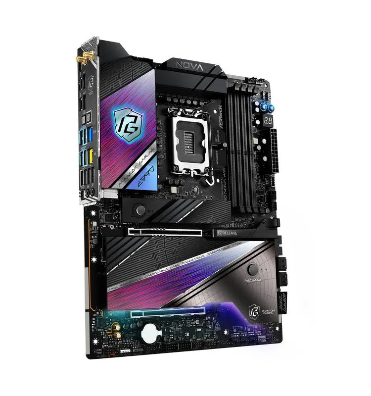 ASRock Intel Core Ultra Z890 Nova WiFi 7 Phantom Gaming ATX Motherboard Thunderbolt LGA1851 RL-ILM DDR5 9200 MHZ 256 GB