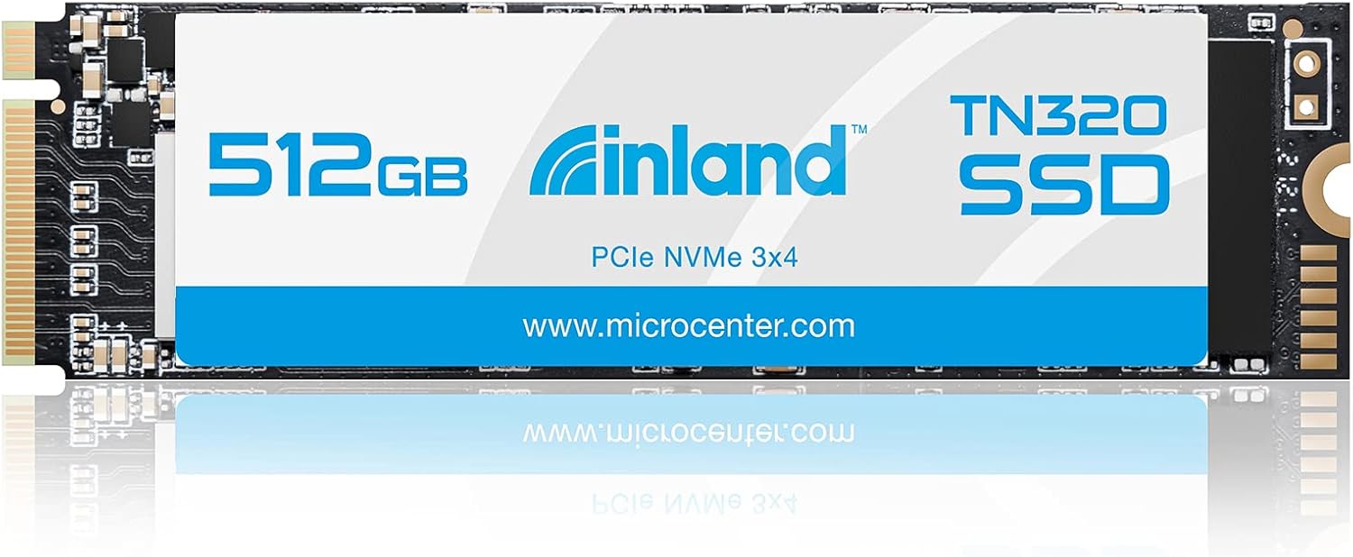 INLAND TN320 512GB NVMe M.2 PCIe Gen3x4 2280 Internal Solid State Drive SSD