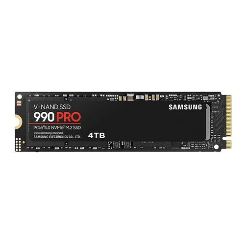 Samsung 990 PRO 4TB Samsung V NAND TLC NAND PCIe Gen 4 x4 NVMe M.2 Internal SSD